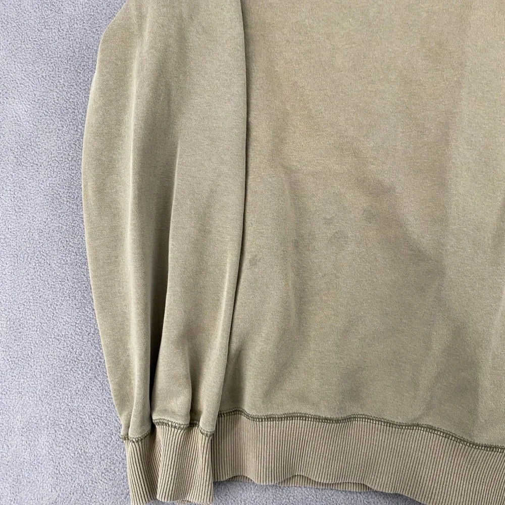 Nike Athletic Dept Full Zip Hoodie Spellout Y2K Khaki Green Mens Small